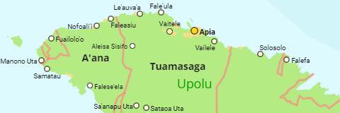 Samoa urbane Siedlungen