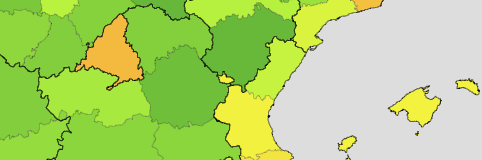 España división administrativa