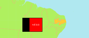 Paraíba (Brasilien) Karte