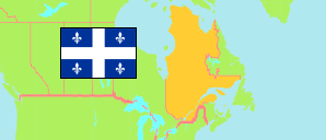 Québec (Kanada) Karte