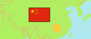 Húnán (China) Map