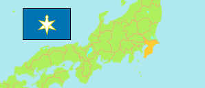 Chiba (Japan) Karte