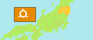 Fukushima (Japan) Karte