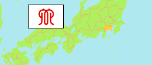 Kanagawa (Japan) Karte
