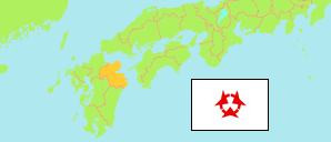 Ōita (Japan) Karte
