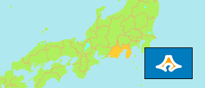 Shizuoka (Japan) Karte