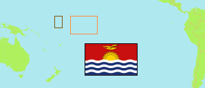 Line & Phoenix Group (Kiribati) Map
