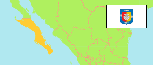 Baja California Sur (Mexiko) Karte
