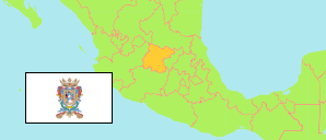 Guanajuato (Mexiko) Karte