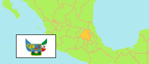Hidalgo (Mexiko) Karte