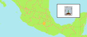 Morelos (Mexiko) Karte
