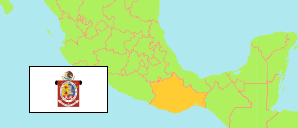Oaxaca (Mexiko) Karte