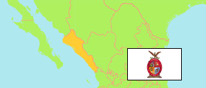 Sinaloa (Mexiko) Karte