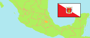 Tlaxcala (Mexiko) Karte
