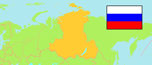 Sibirskij Federal'nyj Okrug / Siberia (Russia) Map