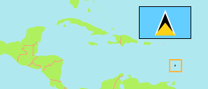St. Lucia Map