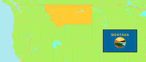 Montana (USA) Map