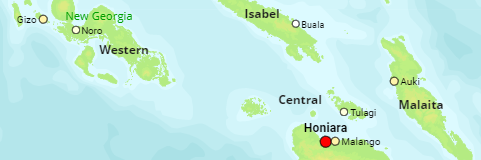 Solomon Islands Urban Localities