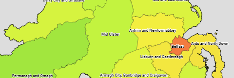 UK Northern Ireland Districts