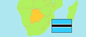 Botswana Karte