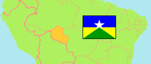 Rondônia (Brasilien) Karte