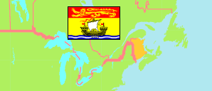 New Brunswick (Canada) Map