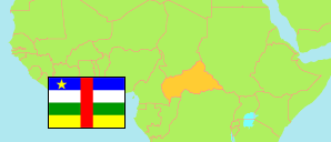 Zentralafrikanische Republik Karte