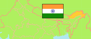 Arunāchal Pradesh (Indien) Karte