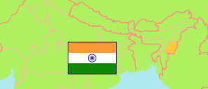 Manipur (Indien) Karte