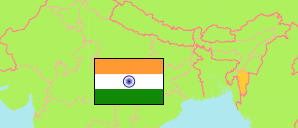Mizorām (Indien) Karte