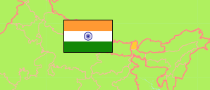Sikkim (Indien) Karte