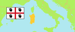 Sardegna / Sardinien (Italien) Karte