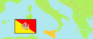 Sicilia / Sizilien (Italien) Karte