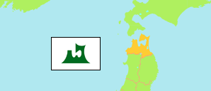 Aomori (Japan) Map