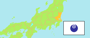 Ibaraki (Japan) Map