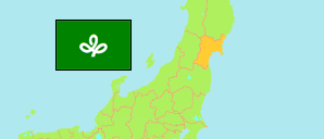 Miyagi (Japan) Map