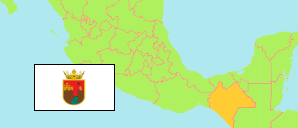 Chiapas (Mexiko) Karte