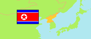 Korea (Dem. VR) Karte