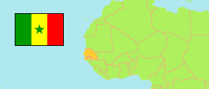 Senegal Karte