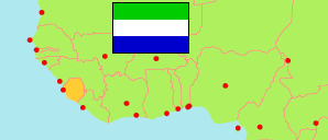 Sierra Leone Karte