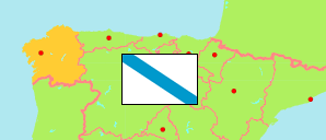 Galicia / Galicien (Spanien) Karte