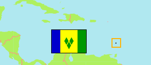 St. Vincent und die Grenadinen Karte