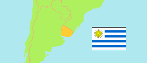 Uruguay Karte