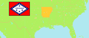 Arkansas (USA) Map
