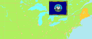 Maine (USA) Map