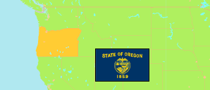 Oregon (USA) Map
