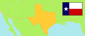 Texas (USA) Karte