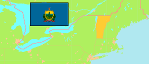 Vermont (USA) Map