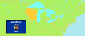 Wisconsin (USA) Map